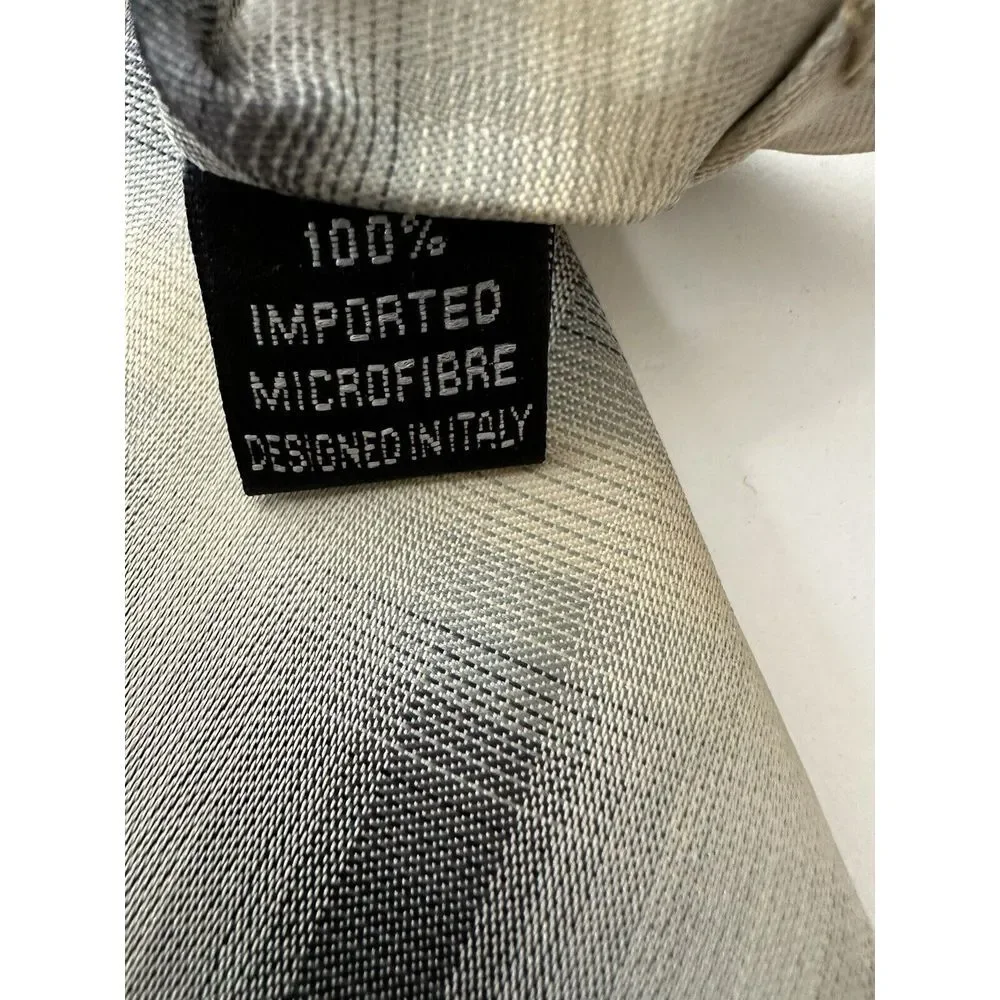 Angelo Rossi Mens Tie Microfiber Designed In Italy Gray‎ Corpcore Classic